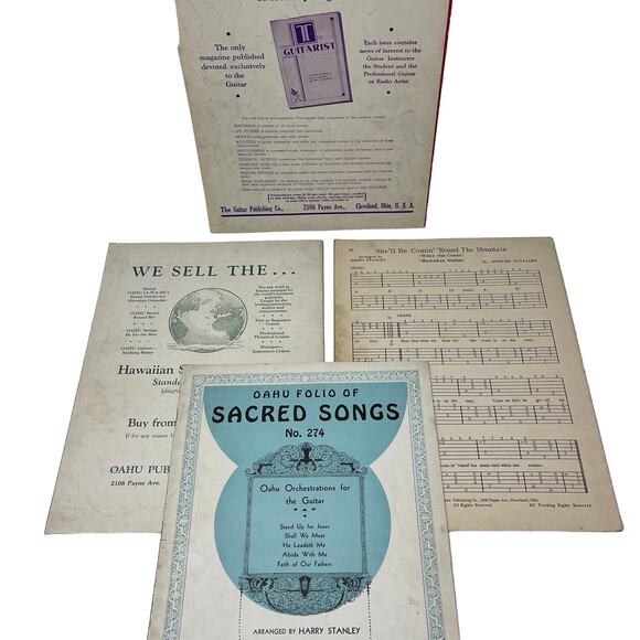 Oahu Orchestrations Music and Song Book Collection Hawaiian Guitar Luao Island - Picture 6 of 7